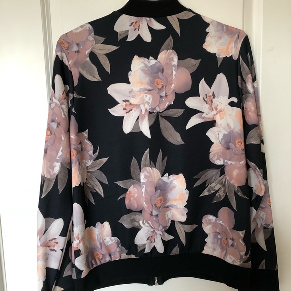 Floral Bomber Jacket - Picture 1 of 2